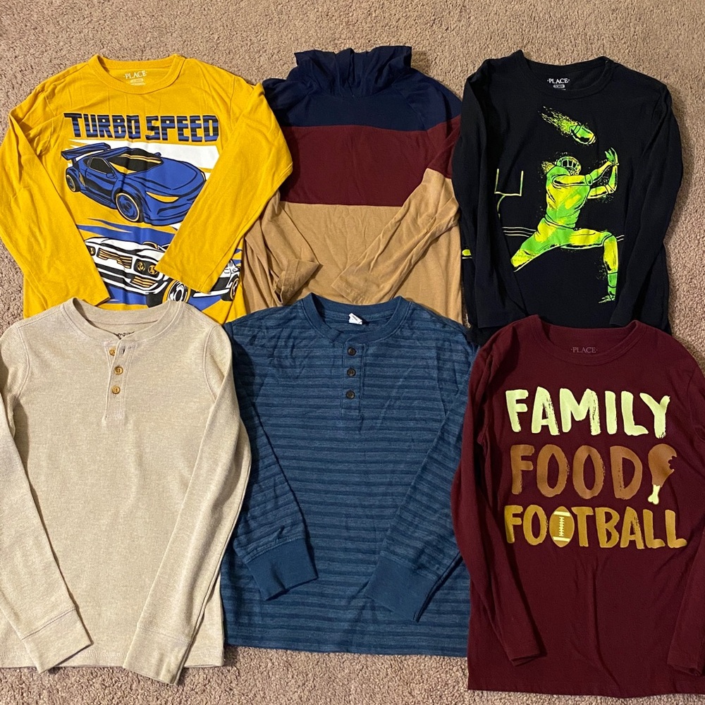 Boys long sleeve top bundle